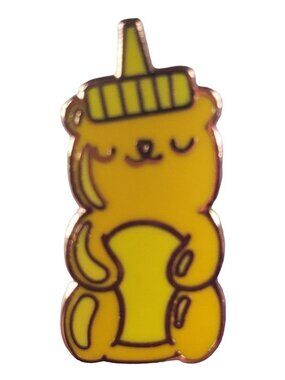 Sweet Honey Bear Lapel Pin Squeeze Enamel Badge Pin Brooch Accessories Jewelry